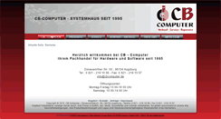 Desktop Screenshot of cbcomputer.de